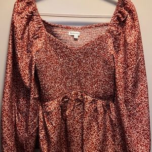 Long sleeve blouse